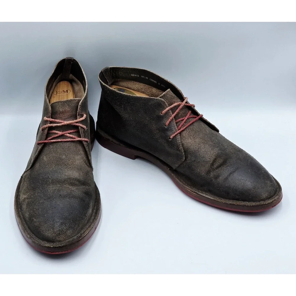 Cole Haan Paul C09565 Brown Chukka Boots Lace up Men's Size 10.5 M